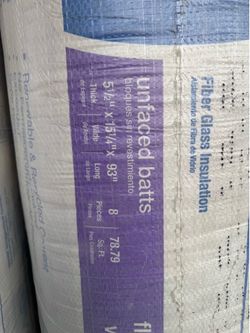 R-21x15 Unfaced insolación - insulation.