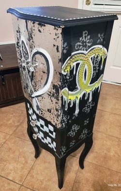 Painted jewelry cabinet- 100 obo
