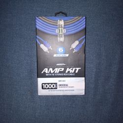 Amp Kit 1000 Wats Cables 