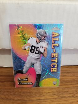Rare Brock bowers RC Refractor RAIDERS