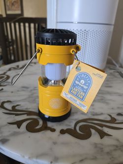 Rechargeable lantern and fan new with tag