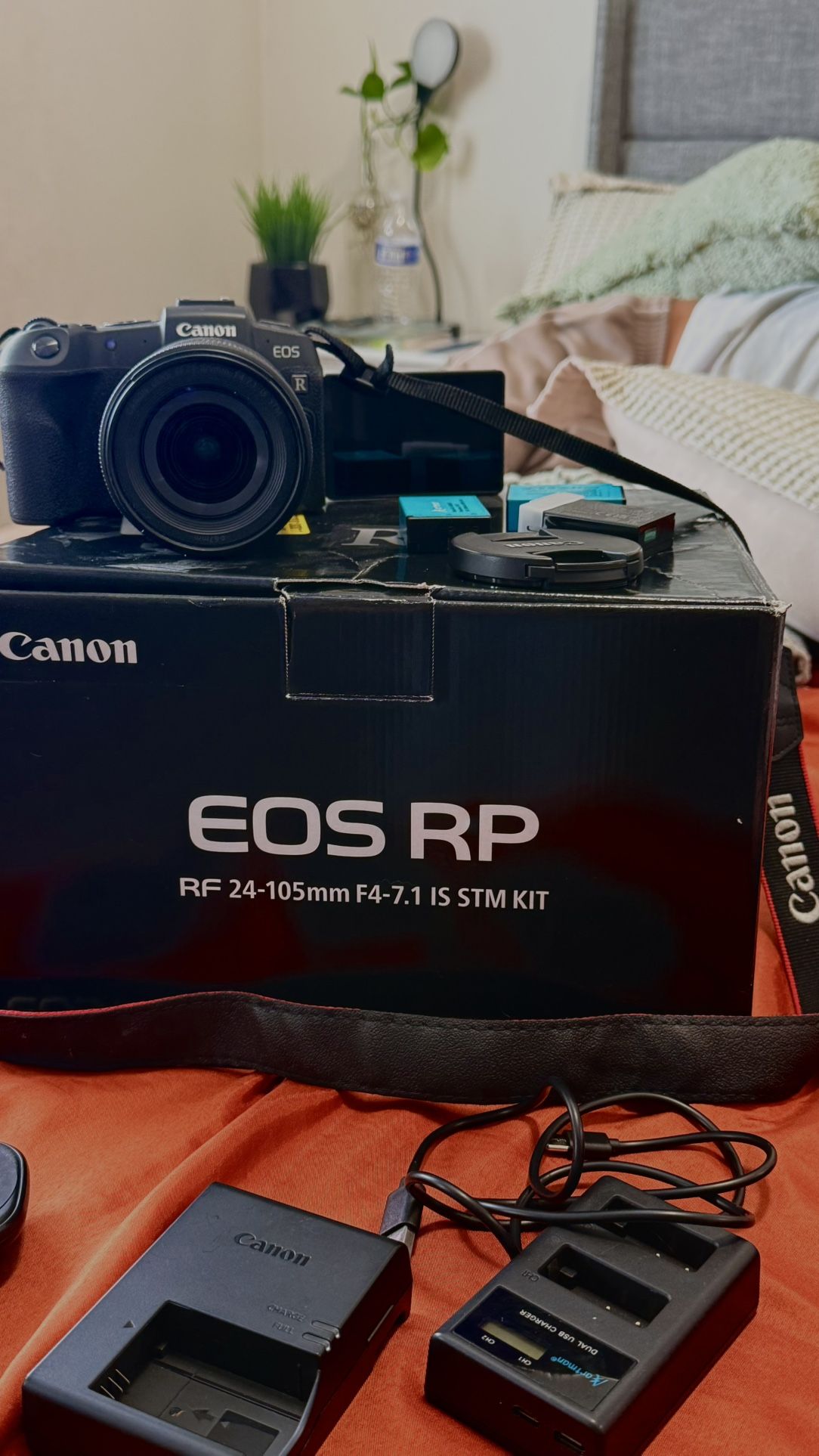 📸 Canon EOS RP + RF 24-105mm Lens + ACCESSORIES