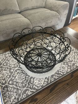 Large Iron Basket