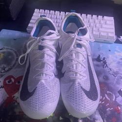 Nike Men's Zoom Superfly Elite 2 Track Spikes White/ Bright Spruce Size 8.5