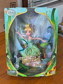 NIB, Sealed!! Disney Fairies Tinkerbell and The Lost Treasure Doll Limited Edition 2009 / 12" inch Doll