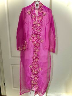 Beautiful traditional Vietnamese long dress size SMALL