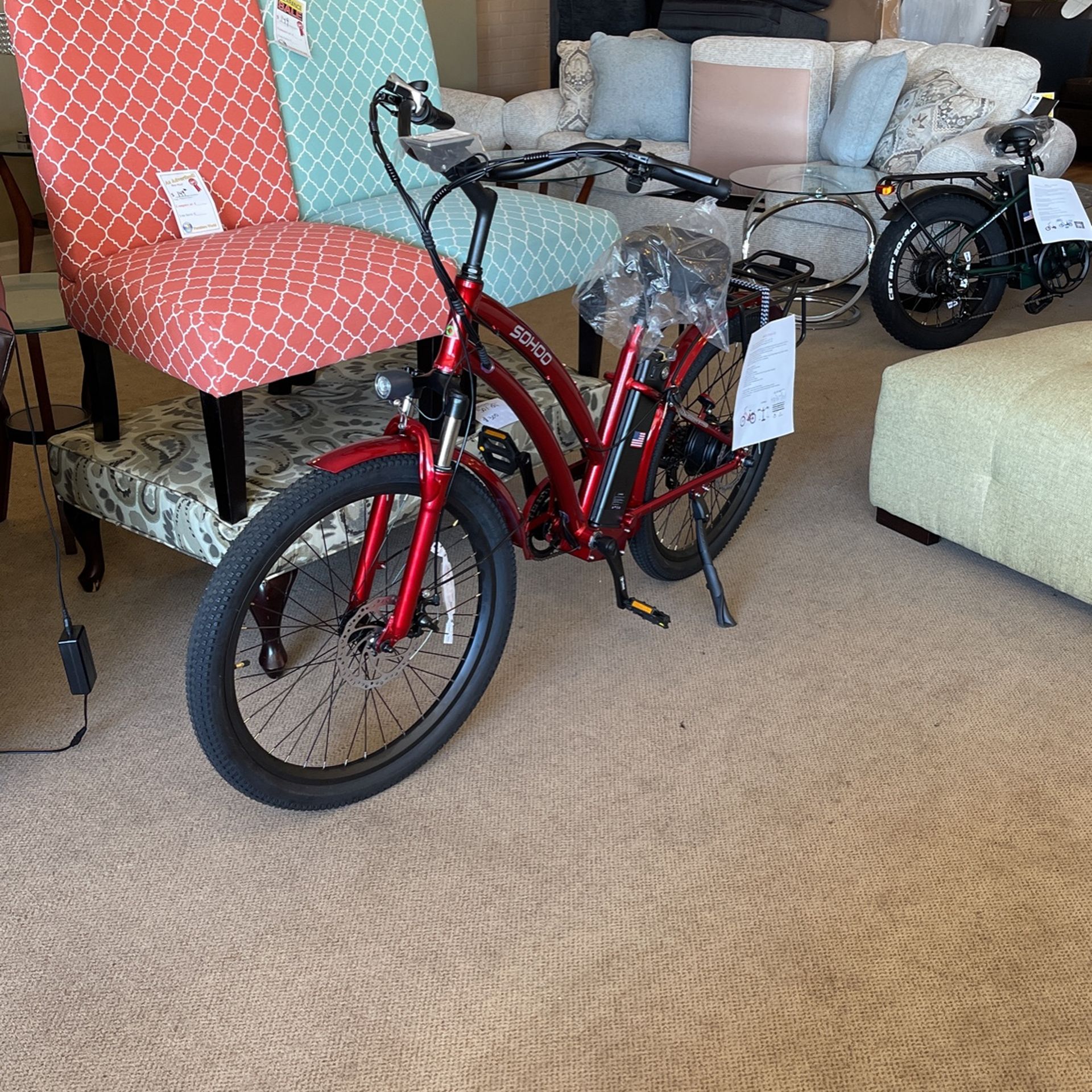 Red Sohoo Electric Bike (financing Available)