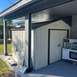 8x10 Metal Storage Shed Casita 