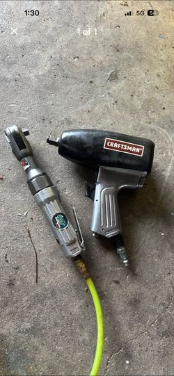 Craftsman Air Impact Gun 1/2 Inch . 3/8 Ratchet Wrench