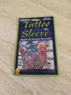 Tiger Novelty Tattoo Sleeve by Rubie's #7980 Halloween Costume Accessory New