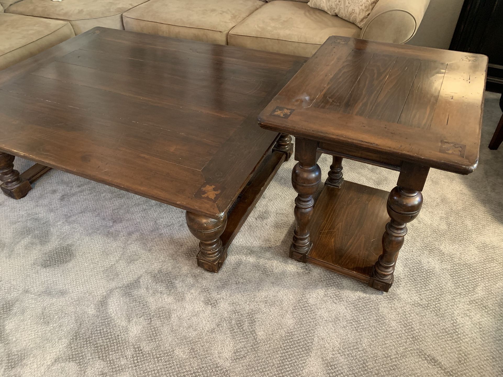 Razmataz Coffee And Side Tables Solid Wood