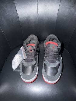 Air Jordan 4 RM “Black Cement” (GS) 7Y Or Women’s 8.5