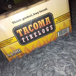 Fire logs "Tacoma" with Fire Starter 