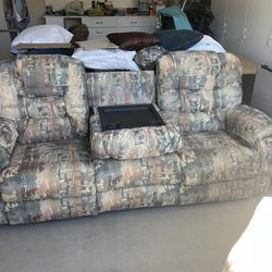 LAZY BOY Reclining Couch And Love Seat Combo
