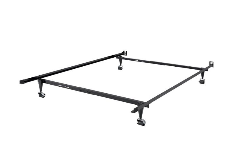 Full Size Metal Bed Frame With Wheels