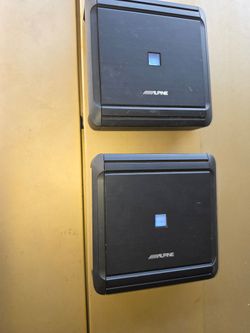 Alpine Car Amplifiers – Pair of 2