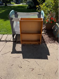 The Island of Nods, Wooden Wall Shelf and Coat hanger, 24w, 32 long, 5 inch deep, like new, $20