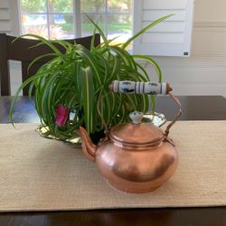 Small  Copper Tea Pot 