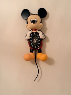 Bradford Exchange - Limited Edition Mickey Mouse Wall Clock with Pendulum Tail