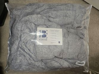 King size Coma Inducer oversized plush comforter in Palomino Gray