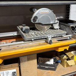 RIDGID 6.5-Amp 7 in. Blade Corded Table Top Wet Tile Saw