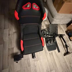 Logitech G920 + Shifter + racing seat