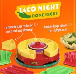 Taco Tuesday Rotating Taco Night Serving Station