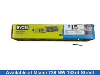 Ryobi Fvd01k Green Screwdriver
