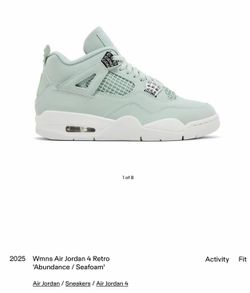 Air Jordan 4 Retro Abundance 11.5 Womans