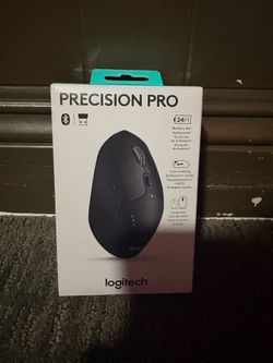 Logitech Precision Pro Wireless Mouse - New Sealed - Bluetooth + USB, 24M Battery Life