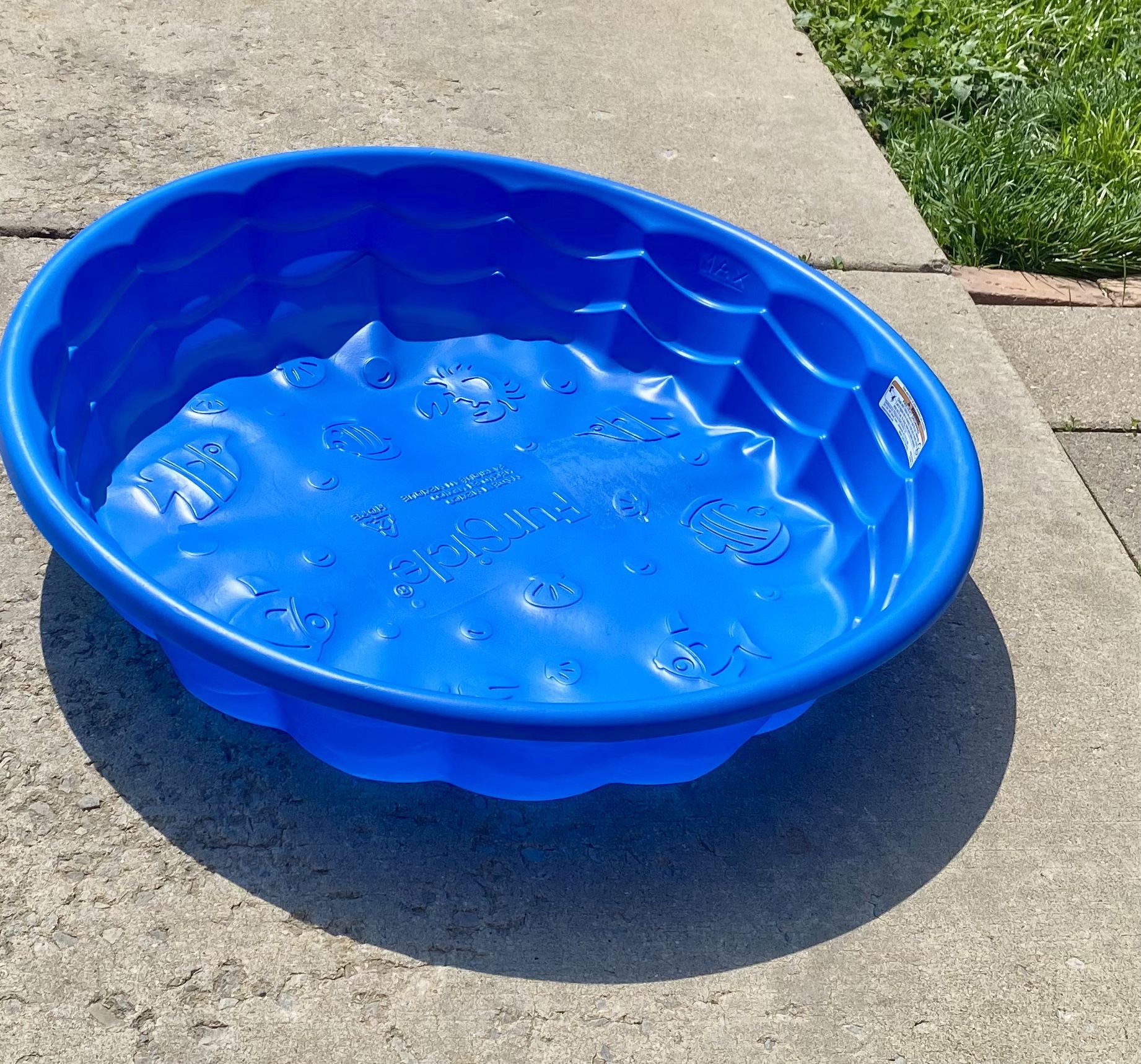 Baby Pool Never Used But I Put Water In It But Realized It Was To Small For My Nephew