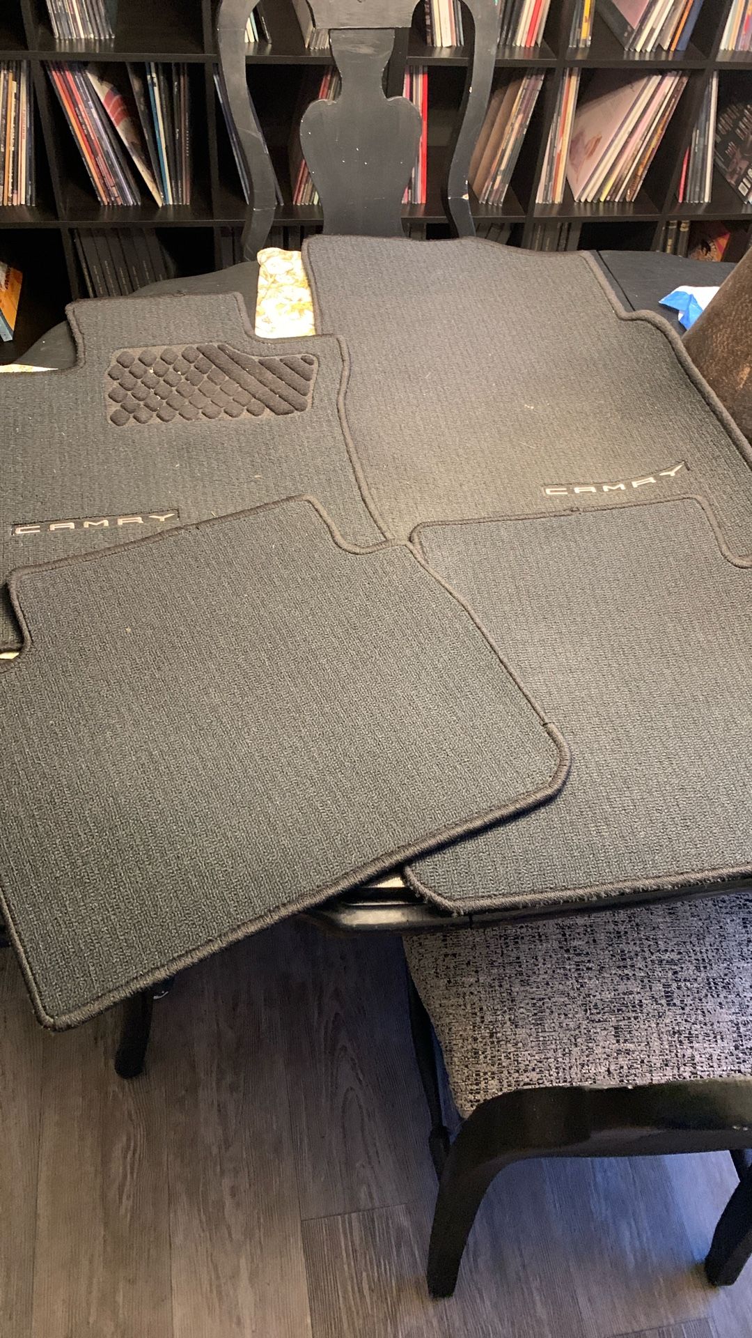 Toyota Camry Floor Mats/Carpet 4 Pieces Set, Black, Genuine OEM