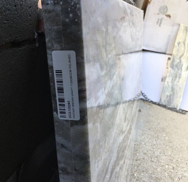 Marble Slab - Polished Brown & Grey