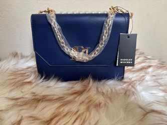 Badgley Mischka Navy Blue Crossbody Bag