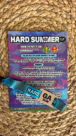 Hard summer day 2 ticket