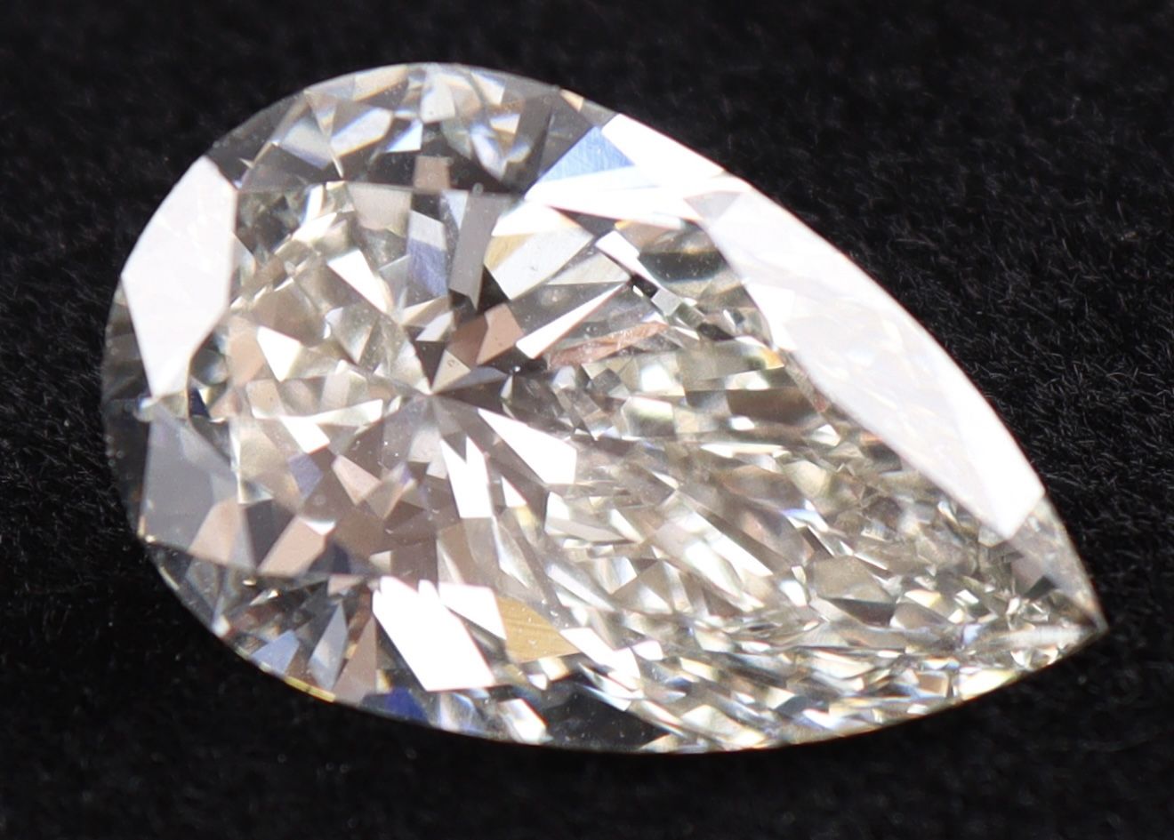 4.22 Carat Pear Cut VS1 Diamond