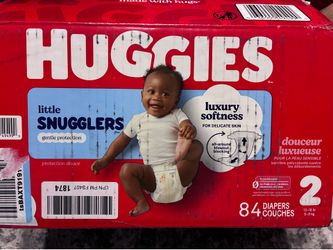 Huggies Little Snugglers diapers size 2 (84ct) OBO