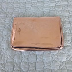 Paco Rabanne Parfum Clutch or Accessory in Metallic Gold High Shine Vinyl
