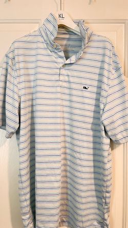 Vineyard Vines Striped Performance Polo Shirt