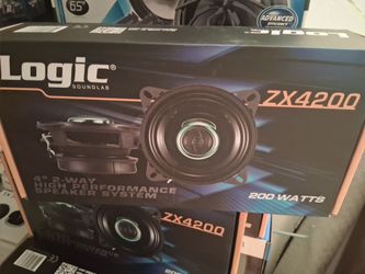 Logic sound Lab high performance 4" Speakers Brand New In The Box