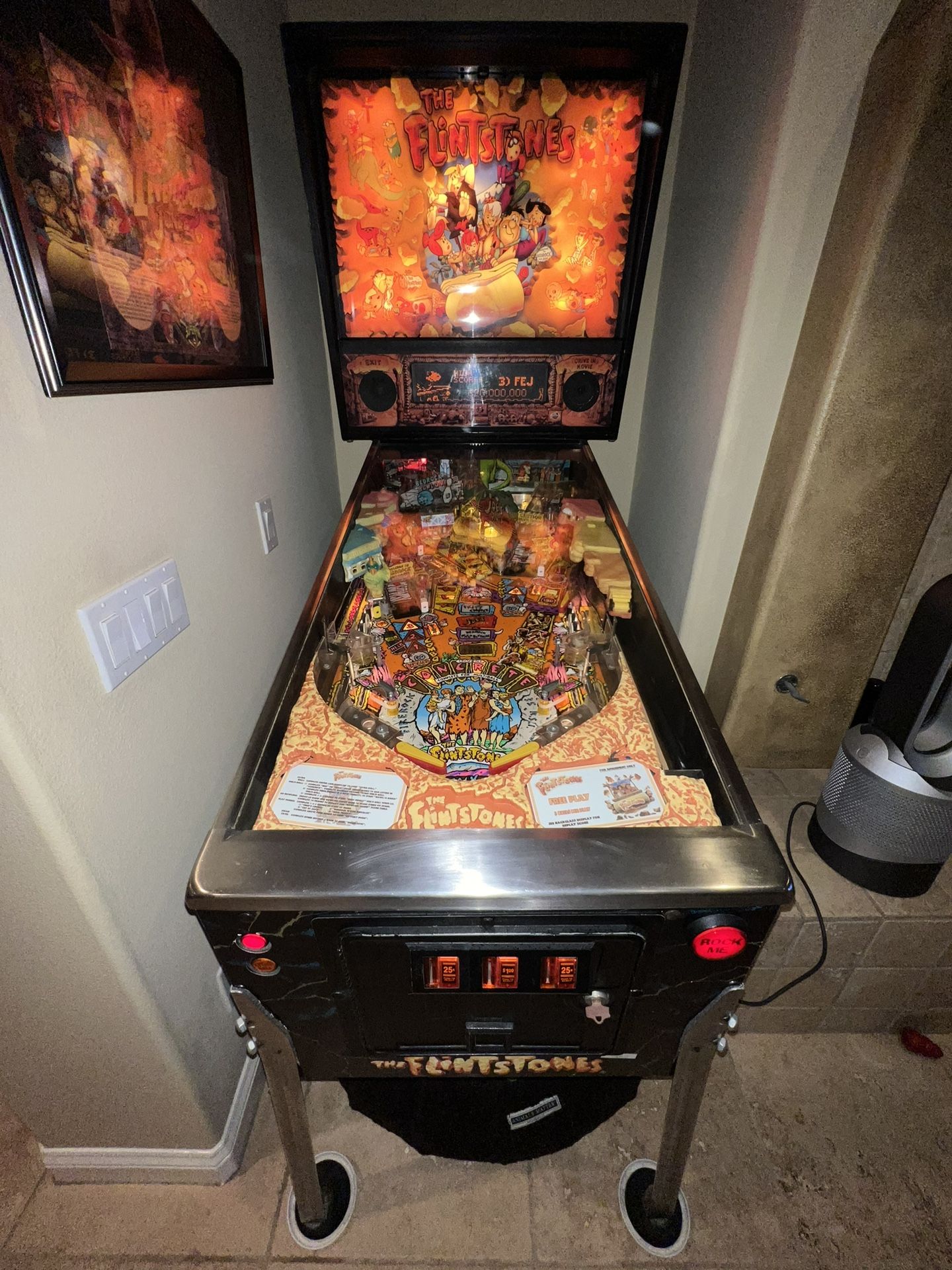 Flintstones Pinball Machine By Bally