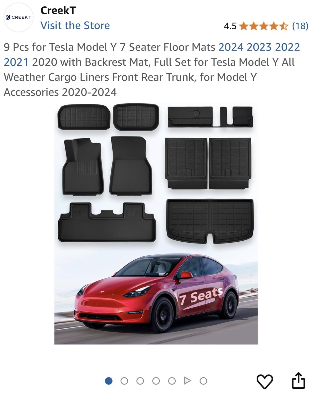 Tesla Model Y Floor Mats