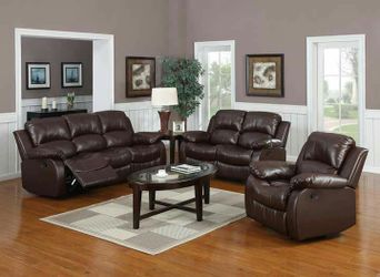 KADEN BROWN 3PC LIVING ROOM SET Item no. 1070
