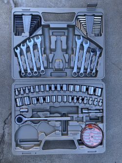 Unbranded Tool Set Ratchet, Wrenches, Allen Wrenches