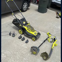 Lawnmower/edger/string trimmer 