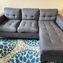 $50 Gray Sectional Couch