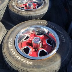 Rims 14inch S/S Set Of 5 Rinns And Tires