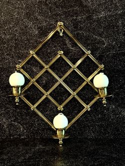Vintage Wall Mounted Candlestick Sconce
