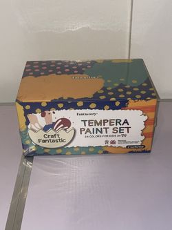 Fantastory Tempera Paint for Kids 24 Colors