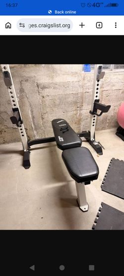 Fitness Gear Weight Bench with Squat Rack